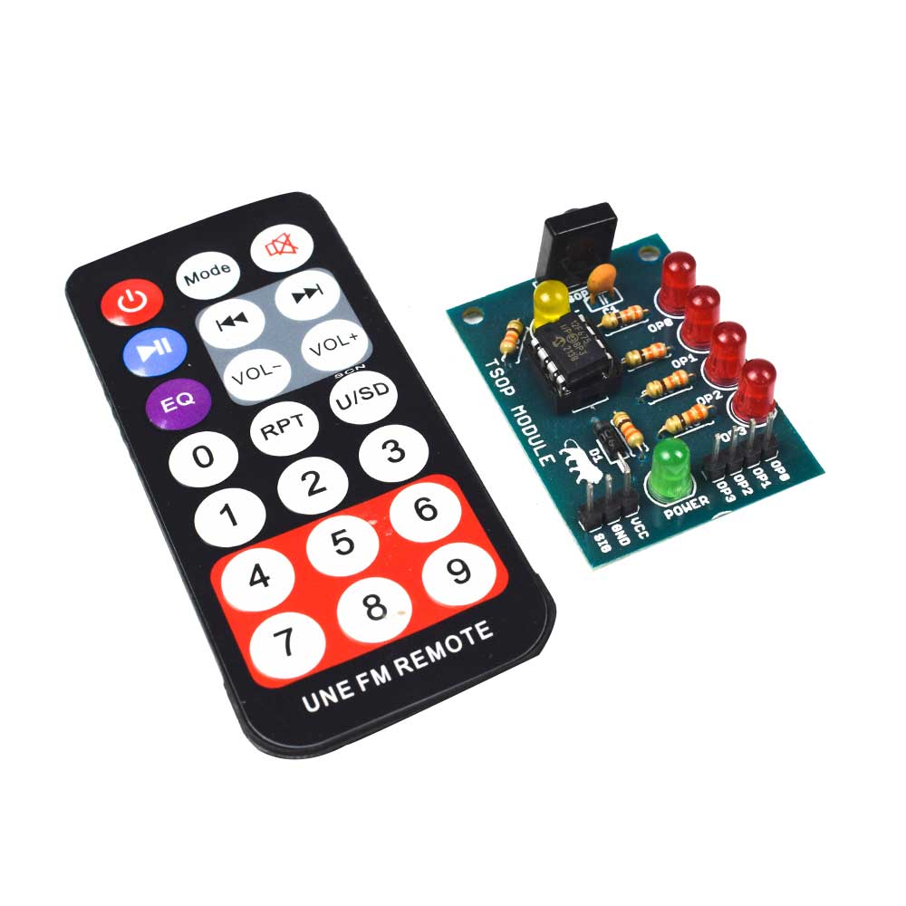 Wireless TSOP Module (4-Bit Module) With IR Remote