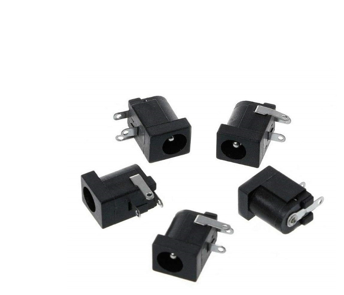 DC-005 5.5×2.1mm Female DC Power Jack Supply Socket -5Pcs.