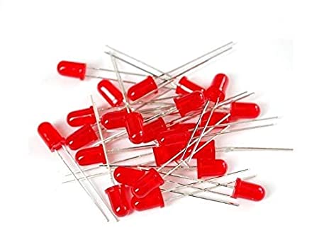 5MM RED LED (Light Emitting Diode)-Pack of 100