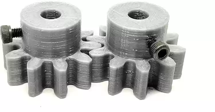 2pcs 3D Printed Plastic Spur Gear 10 Teeth 30mm dia 10mm Width 6mm hole for DIY Projects