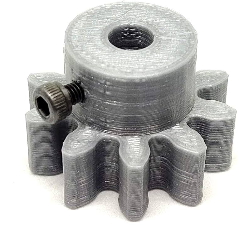 1pcs 3D Printed Plastic Spur Gear 10 Teeth 30mm dia 10mm Width 6mm hole for DIY Projects