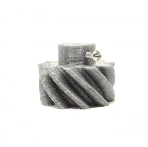 1pcs 3D Printed Left Helical Plastic Spur Gear 10 Teeth 40mm dia 20mm Width 6mm hole 45degree Helix for DIY Projects