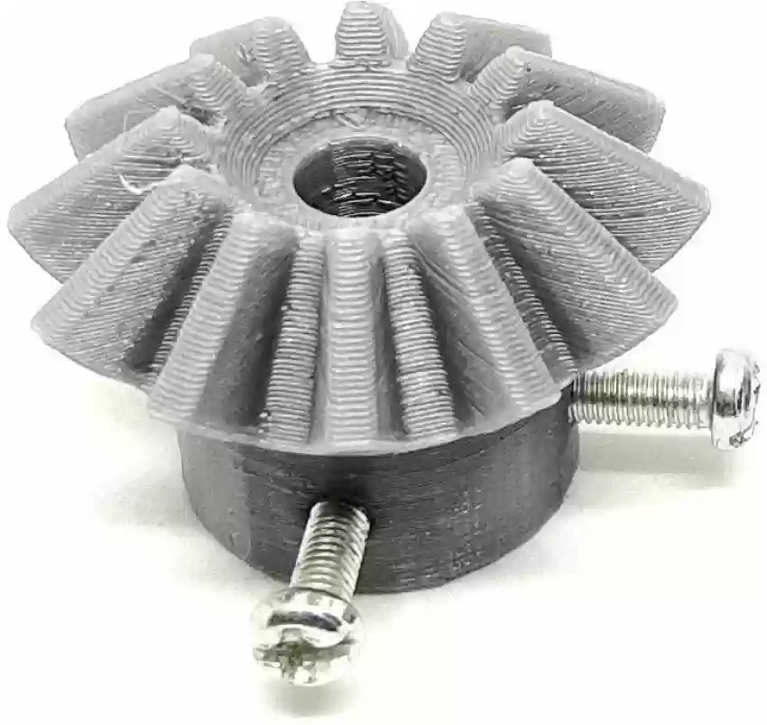 1pcs 3D Printed Plastic Bevel Gear 12 Teeth 33mm dia 10mm Width 6mm hole 2.5 Module for DIY Projects
