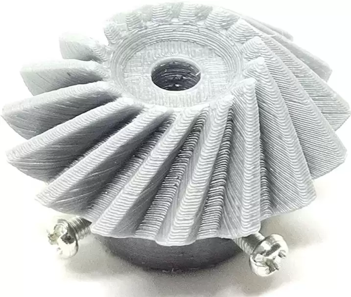 1pcs 3D Printed Right Helical Plastic Bevel Gear 16 Teeth 43mm dia 15mm Width 6mm hole 2.5 Module for DIY Projects