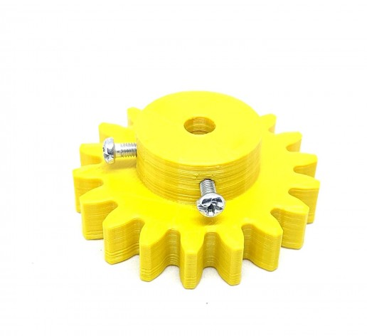 1pcs 3D Printed Plastic Spur Gear 18 Teeth 50mm dia 22 Teeth 60mm dia 10mm Width 6mm hole for DIY Projects