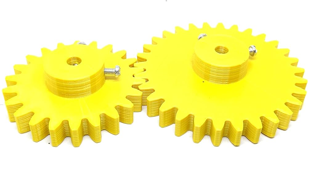 1pcs 3D Printed Plastic Spur Gear 22 Teeth 60mm dia 10mm Width 6mm hole for DIY Projects