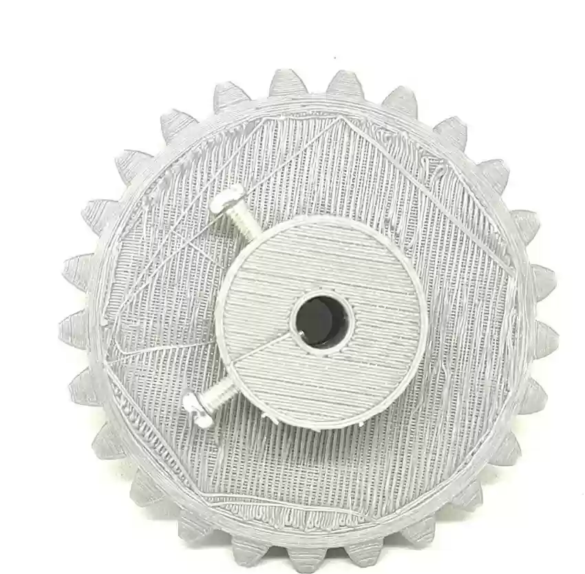 1pcs 3D Printed Left Helical Plastic Bevel Gear 25 Teeth 66mm dia 15mm Width 6mm hole 2.5 Module for DIY Projects