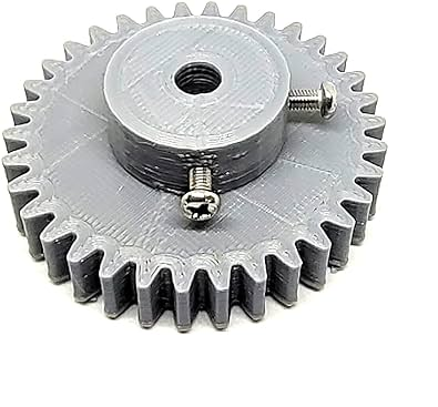 1pcs 3D Printed Plastic Spur Gear 26 Teeth 70mm dia 30 Teeth 80mm dia 10mm Width 6mm hole for DIY Projects