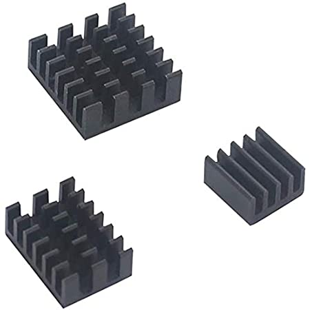 Black Aluminum Heatsink for Raspberry Pi