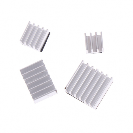 Raspberry Pi 4 Aluminium Heat Sink – 4 Set