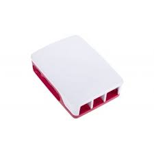 Raspberry Pi 4 Case Enclosure Official Red & White