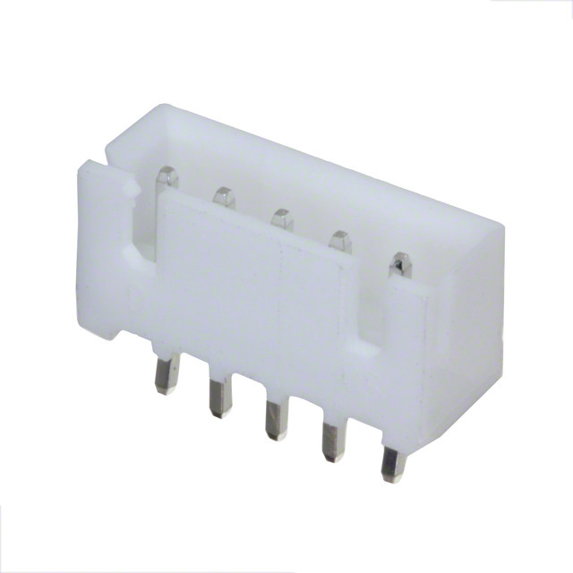 XH 2.54mm-5 pin JST Male Connector Through Hole Straight