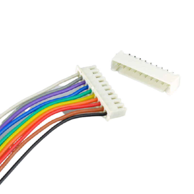 10 Pin JST XH 2.54mm Pitch Plug and Socket with Cable – 2Pcs.