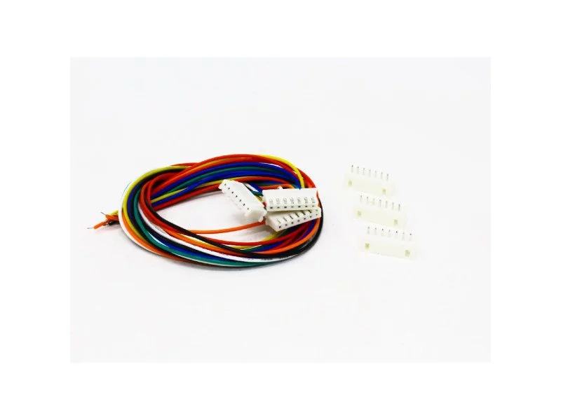8 Pin JST XH 2.54mm Pitch Plug and Socket with Cable – 3 Pcs.