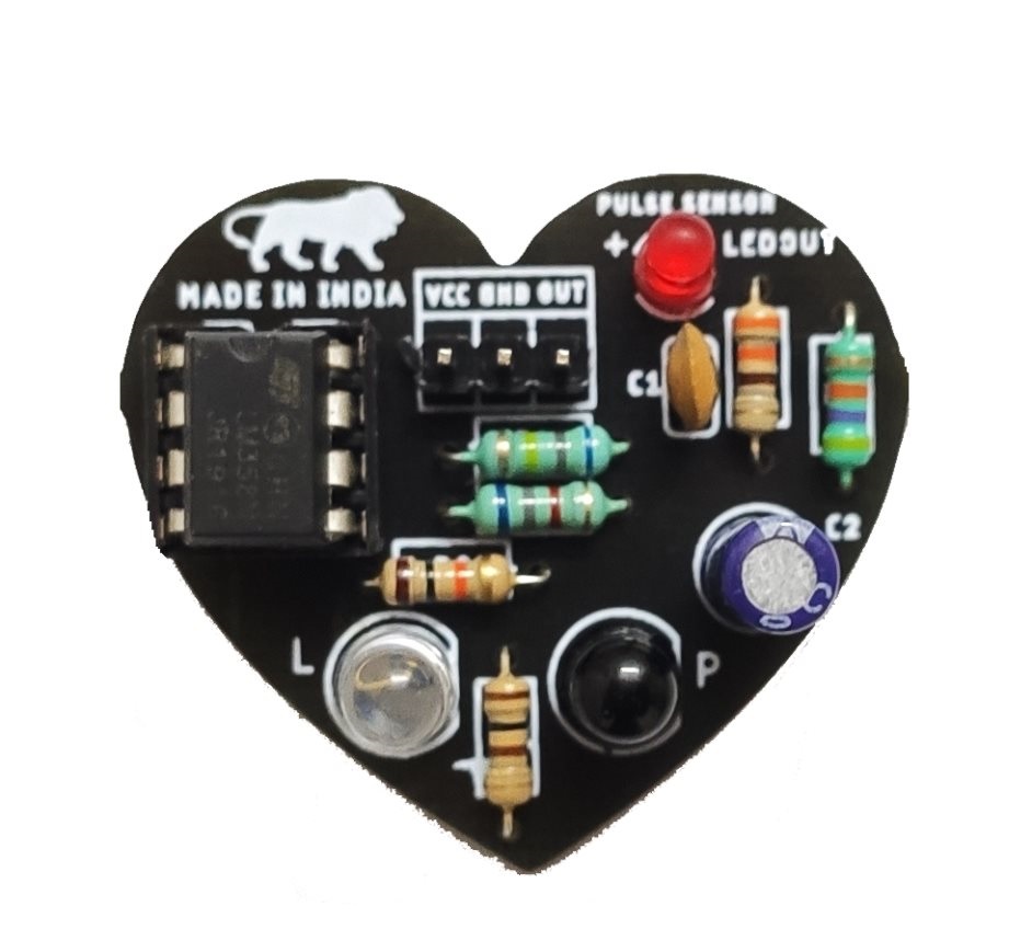 Finger Detecting Pulse Heartbeat Sensor Module (IR Based)