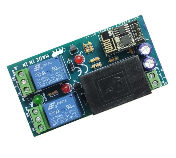 WI-FI Control 2-Channel Relay Board With Driver